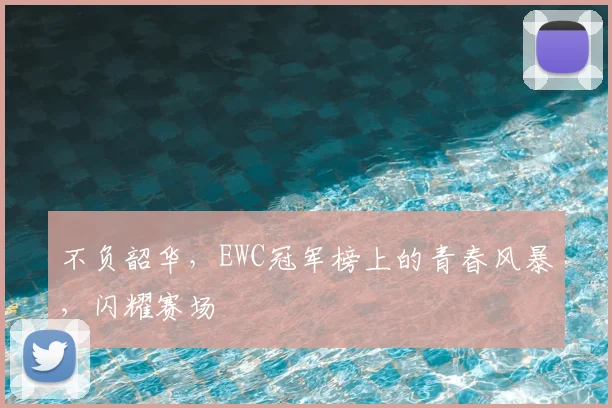 不负韶华，EWC冠军榜上的青春风暴，闪耀赛场