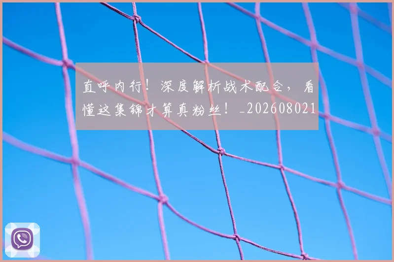 直呼内行!深度解析战术配合,看懂这集锦才算真粉丝!_20260802164014